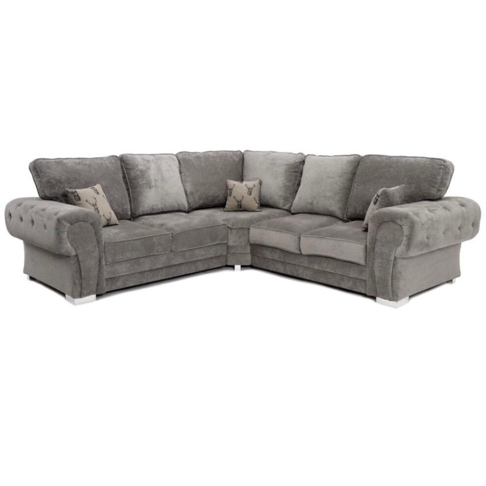 (Full Back) Chesterfield Verona Large 2 Corner Sofa
