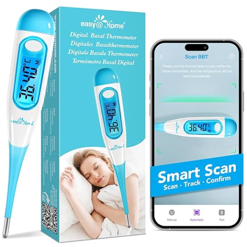 Digital Basal Thermometer for Ovulation with Backlight LCD Display,