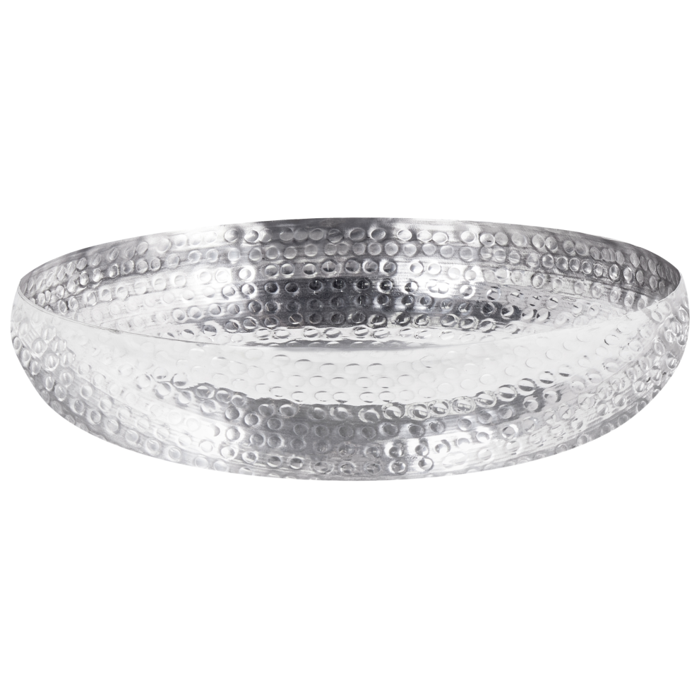 Decorative Bowl TANIS Metal Silver