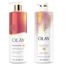 Olay Body Lotion Niacinamide 17 fl oz+ Body Wash Hyaluronic Acid 20 fl oz