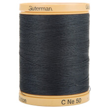 A&E GUTERMANN CONSUMER DIV Gutermann Natural Cotton Thread Solids 876yd-Iron Iron Grey