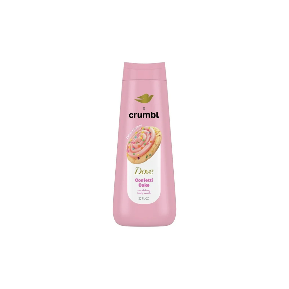 Dove Crumbl Moisturizing Liquid Body Wash Confetti Cake, 20 oz