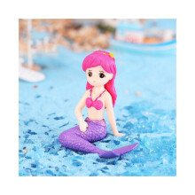 (Pink Bend Tail) Mermaid DIY Mini Dollhouse Micro Landscap Decor