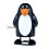 (Penguin-2) Wind Up Toys Χριστουγεννιάτικες κάλτσες Γεμίσματα γ 1