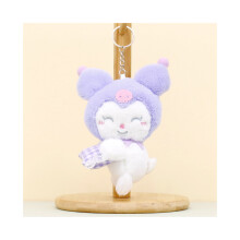 (Kuromi) Sanrio Pehmo Söpö Lelu Avaimenperä My Melody Ja Kuromi Pehmeällä Pp Puuvillalla