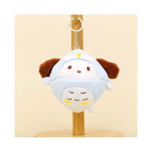(Pochacco Owl) Suloinen pöllöhenkinen Sanrio Pehmoleluavaimenperä Kuromi-hahmodesignilla