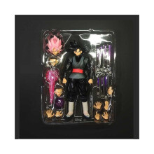 (Musta) Anime Goku Toimintafiguurit Musta Saiya Toy Model Gifts Holiday