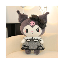 (Musta, 60cm) Rakastettava 2023 My Melody Kuromi pehmonukke täytetty Pp puuvillalla Suuri koko