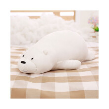(Ice Bear, 80cm) We Bare Bears Tyyny Panda Pehmeä täytetty pehmo