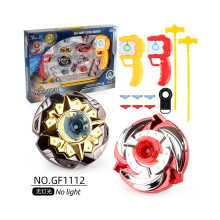 (Alloy Battle Top) Gf Unique Alloy Battle Gyroskooppisarja ilman valoja realistisiin pyörähdystaisteluihin