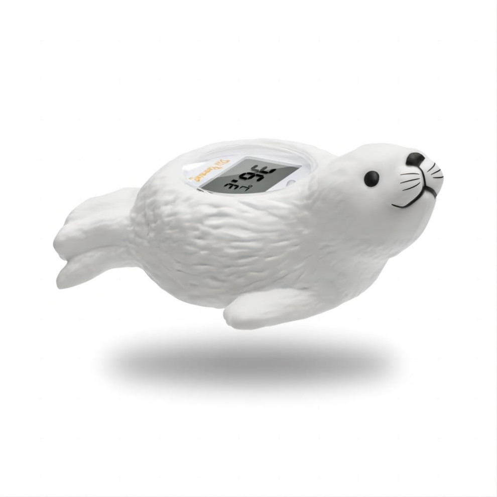 Doli Yearning Seal Baby Bath Thermometer, Toddlers Floating Bath Toy, Bathtub Thermometer, At Fahrenheit And Celsius