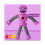 (Purple Robot) Cup Suction Giraffe Robot Fun and Variable Shape Parentchild Toy Light 1