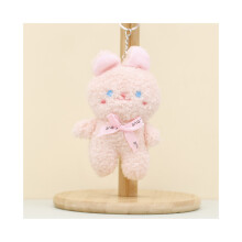(StyleL) Cute Bib Bunny βελούδινο μπρελόκ Αξιολάτρευτο γεμιστό γού
