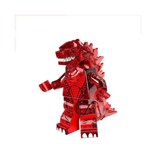 (Κόκκινο) Μίνι φιγούρες δόμησης Godzilla Μοντέλο δράσης Φι