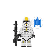 (327nd Company) Star Wars Building Blocks Mini Figures Clone Trooper Company Soldiers Heavy Gun