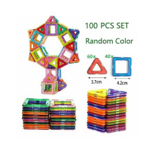 (100 kpl) 30/50/100 kpl Magneettiset rakennuspalikat Rakentaminen Opetuslelut Lasten Taikalelut