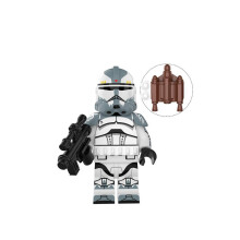 (Old Republic) Star Wars Building Blocks Mini Figures Clone Trooper Company Soldiers Heavy Gun