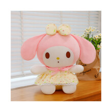 (Melody, 65cm) Sanrio Melody Kuromi Pehmolelu Sarjakuva nukenheittotyynyn koristelu lapsille lahja