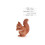 (Squirrel) Simulation Of Animal Reindeer Squirrel Red Fox Model Set White-Tailed Deer Hand 1