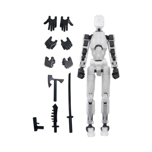 (Λευκό) Τυχερό τυπωμένο 3d Doll 13 Joint Movable Τρίτης γενιάς εικο