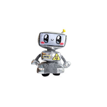 (Robot 35cm) Lankybox Plush Toys Mechanical Toy With LED Thicc Shark Boxy Robots Dolls