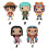 (B) POP-animaatio: One Piece Monkey D. Luffy Vinyylifiguuri 2