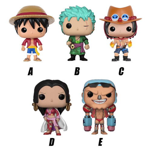 (B) POP-animaatio: One Piece Monkey D. Luffy Vinyylifiguuri 1