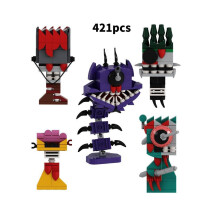 (421 piezas) Bloques de construcción de parásitos Sprunki, juguete, juego periférico, educativo, regalos para