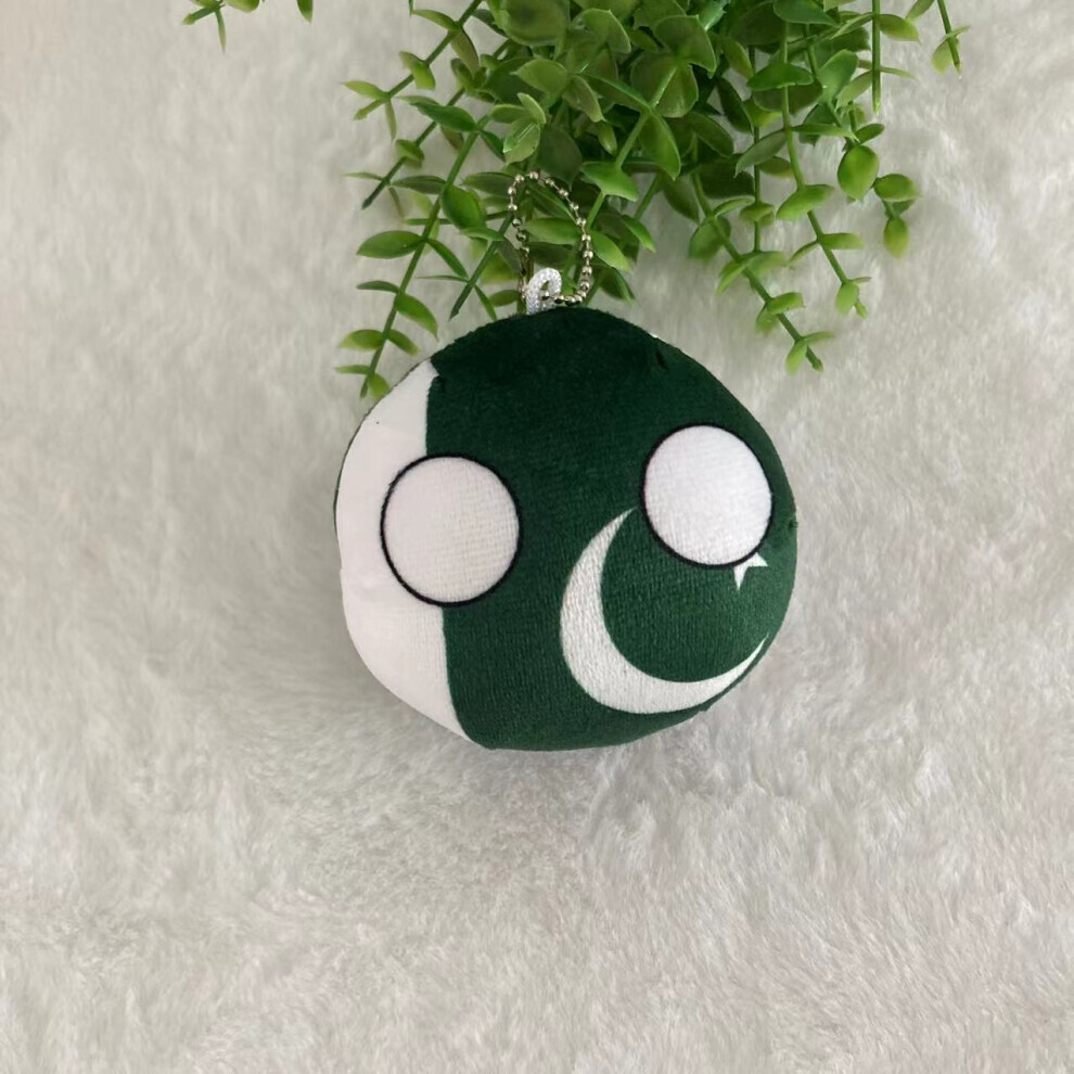 Anime Polandball Peluche – 40 Cm, Pays Variés (Union Européenne, France, Italie, Etc.), Coton PP, Oreiller, Décoration