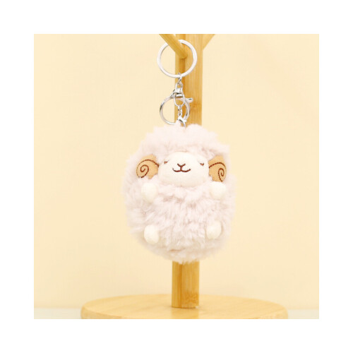 (Pink Sheep) Χαριτωμένο πρόβατο βελούδινο μπρελόκ Αξιολάτρευ