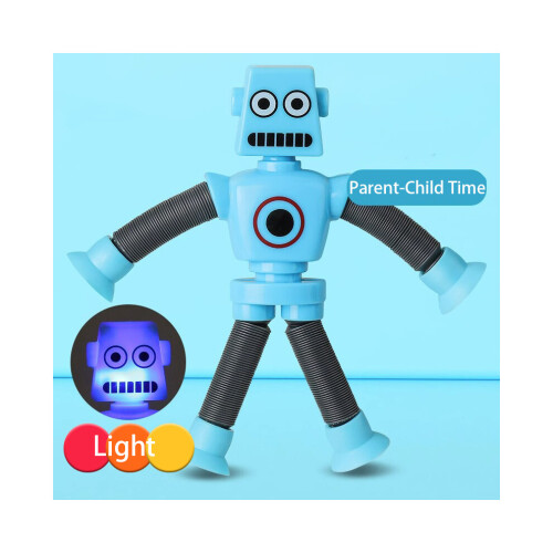 (Μπλε ρομπότ) Κύπελλο αναρρόφησης Giraffe Robot Fun and Variable Shape Parentch