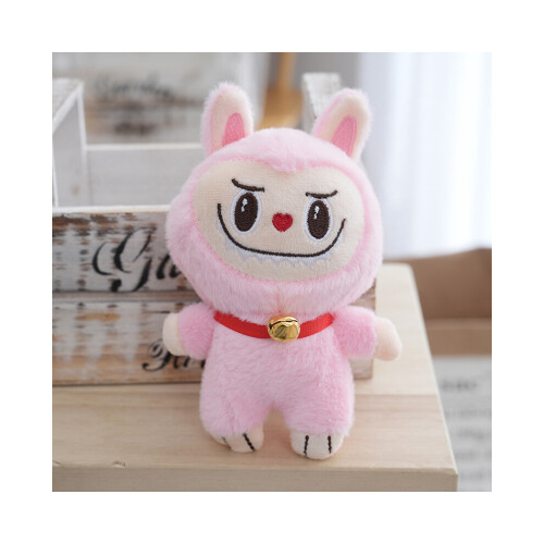 (Ροζ) κούκλα Kawaii Snuggly Rabbit βελούδινο μπρελόκ με μαλακά υλι