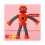 (Red Robot) Cup Suction Giraffe Robot Fun and Variable Shape Parentchild Toy Light 1