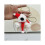 (RedHat) West Endearing Highland Terrier βελούδινο μπρελόκ χαριτωμένη κούκ 1