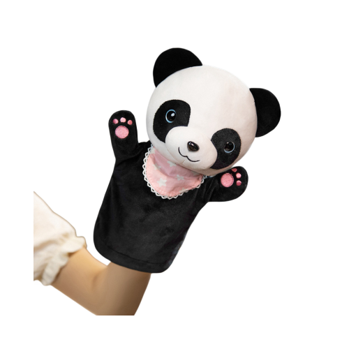 (Panda) Gatos Dibujos animados Perro Panda Ciervo Marionetas de Mano ...