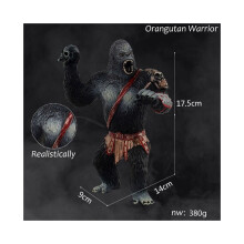 (Orangutan Warrior Red) King Kong Gorilla -mallihahmolelu lapsille aikuisten lahja