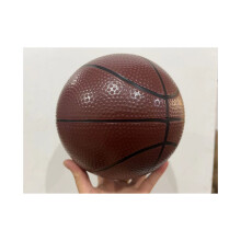 (Estilo C) Pelota elástica de PVC pequeña de baloncesto, pelota de juguete interactiva para interior y exterior