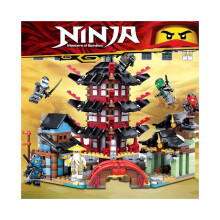 742 pezzi Tempio Ninjago Building Block Giocattolo Figura Modello Collezione Bambino Ragazzo Regalo