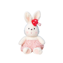 (Punainen, 36 cm/14,17 tuumaa) Pehmo pupu lelu hedelmä kani täytetty eläin nukke lapsille tyynylahja