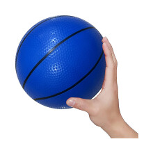 (Estilo A) Pelota de PVC elástica pequeña para baloncesto, juguete interactivo para interior y exterior