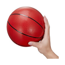 (Estilo E) Pelota elástica de PVC pequeña de baloncesto, pelota de juguete interactiva para interior y exterior