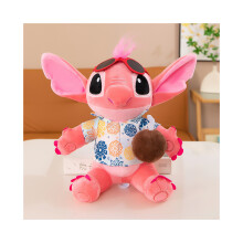 (Vaaleanpunainen, 30 cm/11,81 tuumaa) Lilo Stitch pehmolelut Söpöt sarjakuvat Comfort Girls -lahjalahj