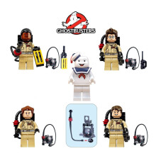 (5 piezas) Rompecabezas de los Cazafantasmas para armar, juguete para niños, bloques de construcción, minifiguras