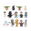 (Μαύρο) Star Wars 14 PCS Set Mini Action Figure Παιδικά παιχνίδια 1