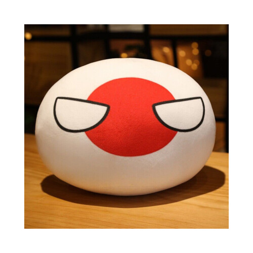 (Ιαπωνία Β, 30 εκ.) Σειρά Polandball Λούτρινα παιχνίδια Countryb