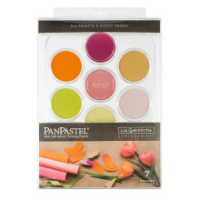 PanPastel 30083 Lia Griffith 7-kleuren ultrazachte kunstenaarspastelontwerperset met zachte gereedschappen en palet