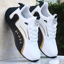(Black, 8.5) [Comfortable Training Shoes] Casual and Comfortable 1 Pair of Men's Training Shoes
