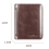 (coffee) Men Wallet Genuine Leather Rfid Blocking Double Wa 7