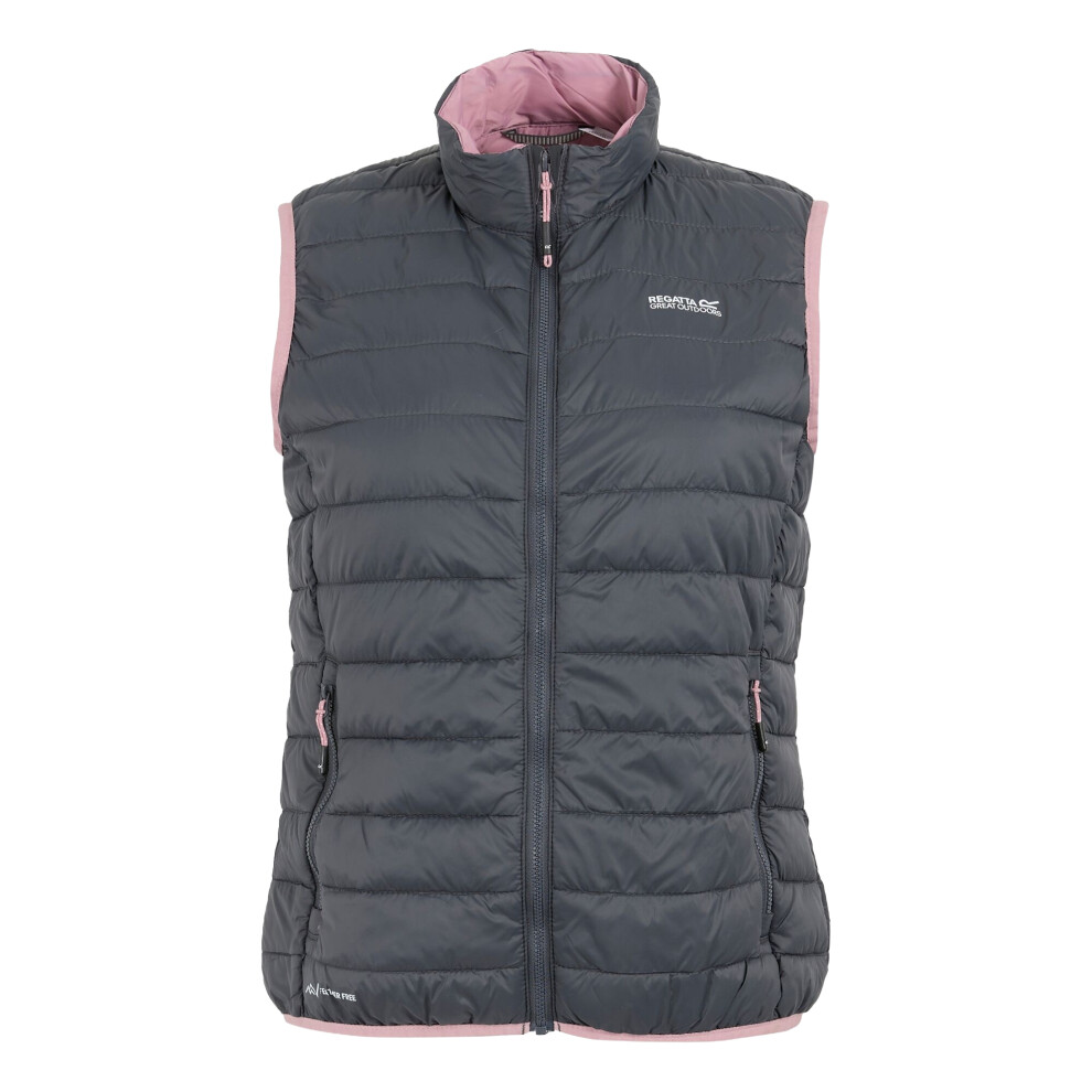 (8 UK, Seal Grey/Lilas) Regatta Womens/Ladies Hillpack II Gilet