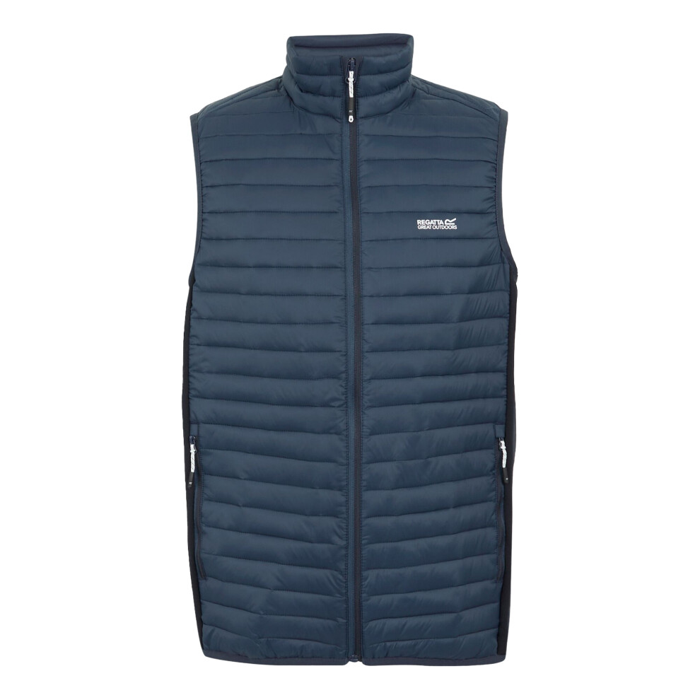 (M, Moonlight Denim/Navy) Regatta Mens Andreson Hybrid Padded Jacket